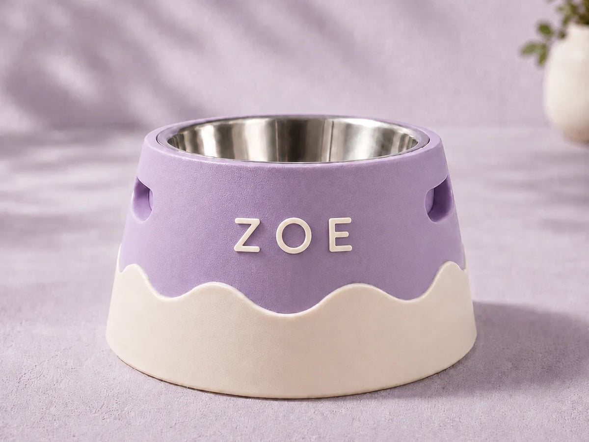 Support de Gamelle Personnalisé WavePaw - Pet Print