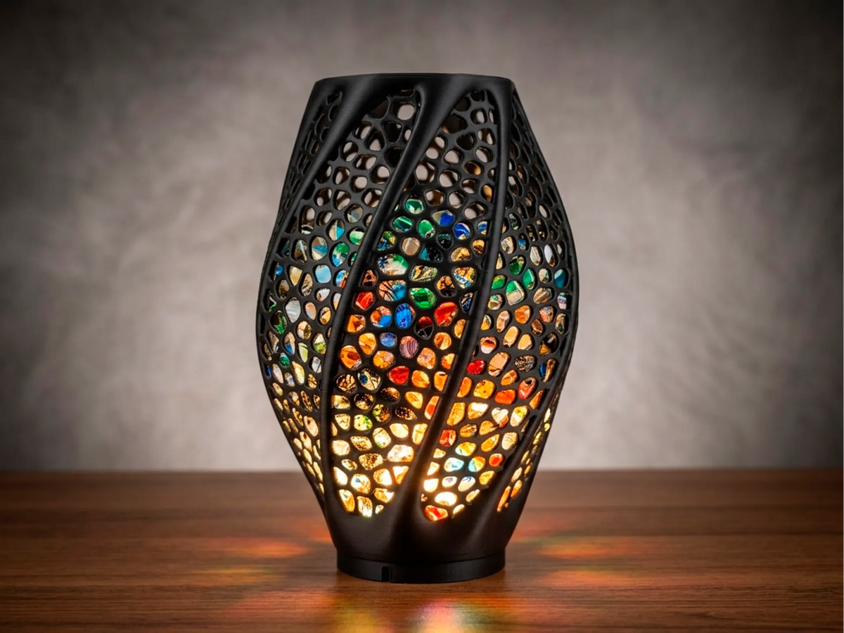 Lampe Voronoi "Cacas" - Lumière Print