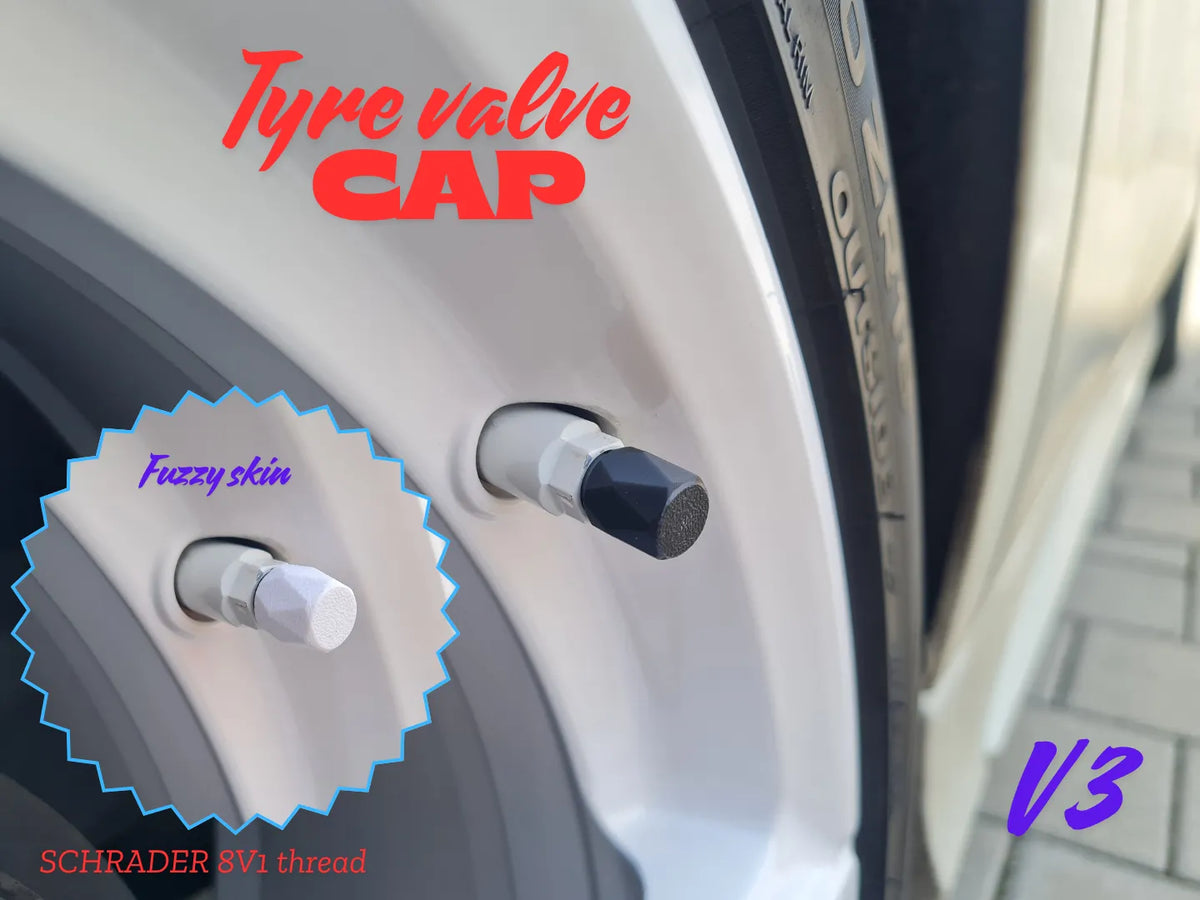 Bouchon de valve de pneu - motif brillant - Auto Print