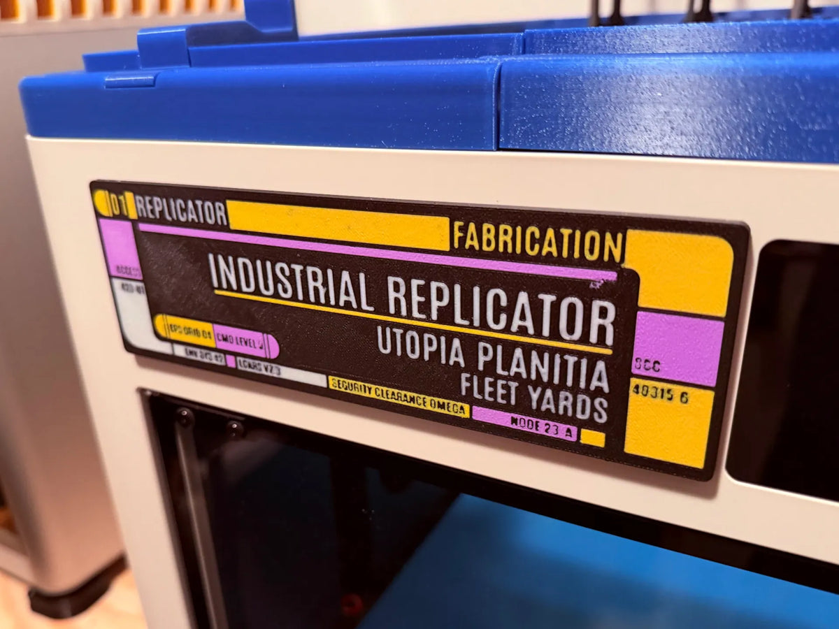 Réplicateur Industriel - Lcars - Panneau - Star Trek - Geek Print