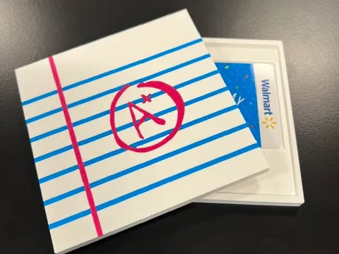 Porte-carte cadeau pour professeur en papier - Cadeau Print