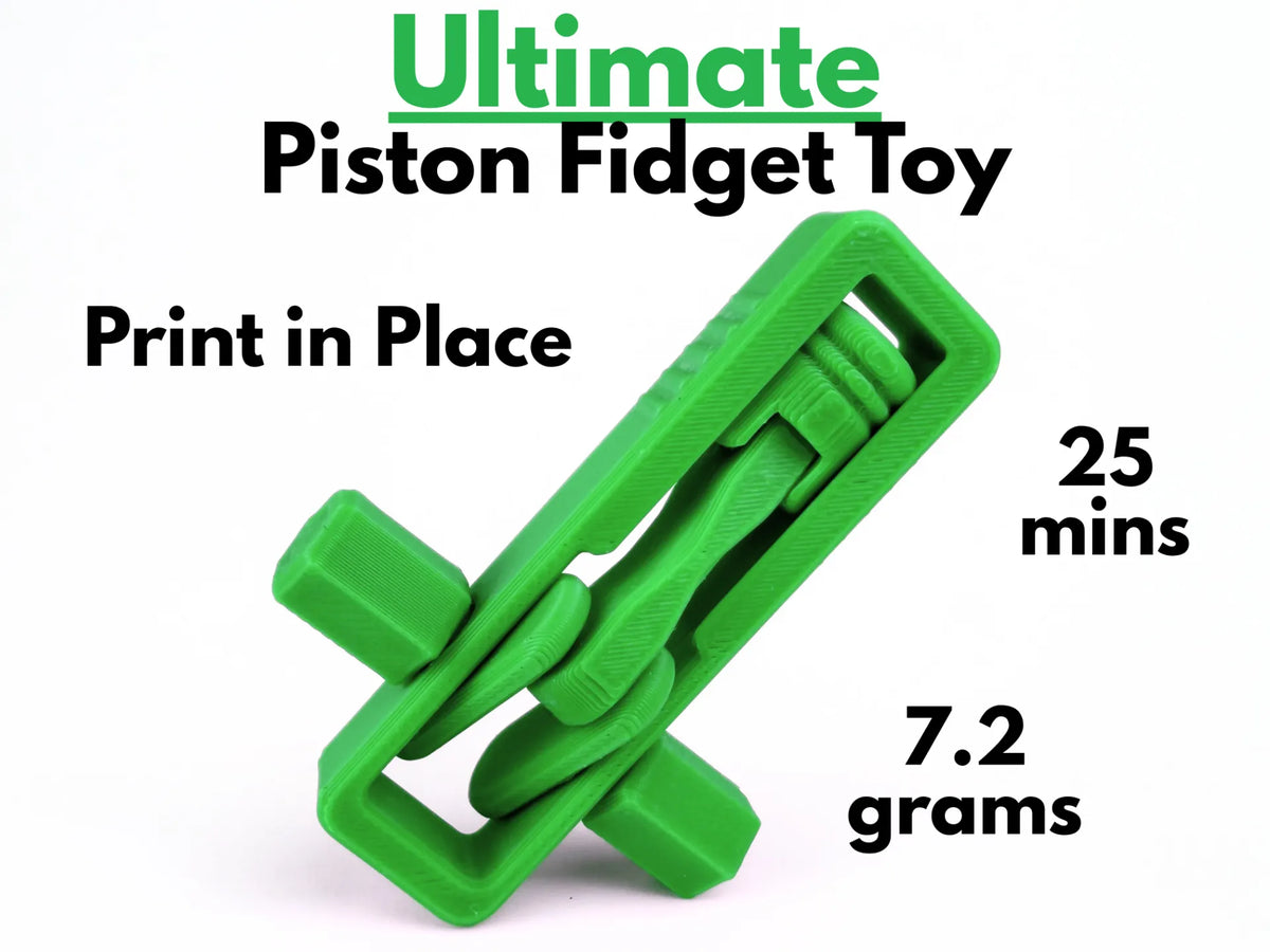 Jouet Fidget Piston Ultime (Imprimé en Place) - Jeux Print