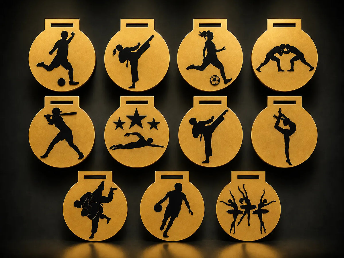 Collection de médailles sportives Récompense Imprimez vos médailles - Sport Print