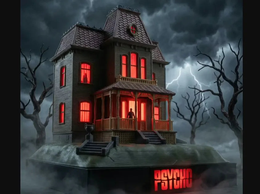 Bates House Boîte lumineuse (Psycho) échelle 1:87 - Maquette Print