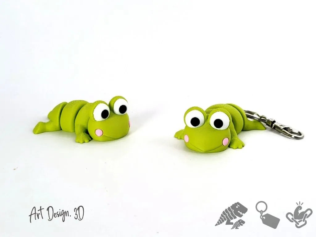 Grenouille Articulée Mignonne - Articulations Solides - Geek Print