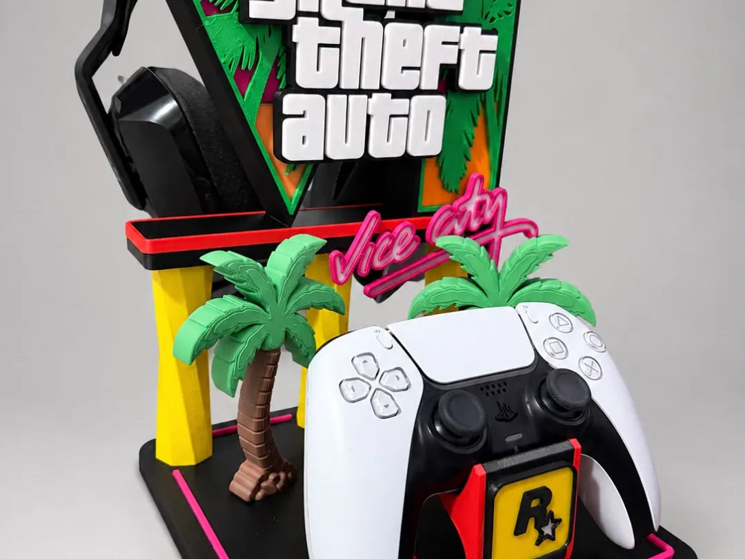 GTA VI Support pour manette ps5 / xbox - Tech Print