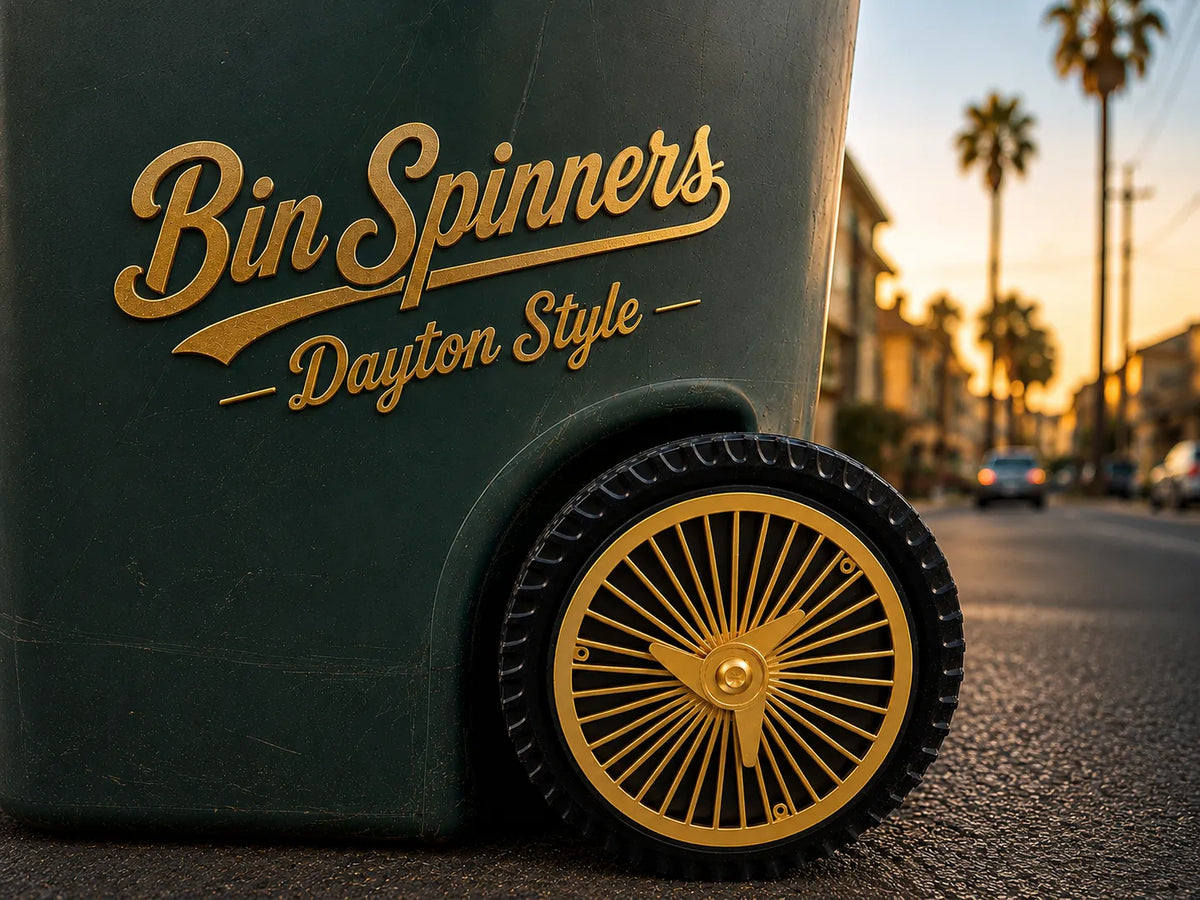 Jantes tournantes de poubelle style Dayton - Auto Print
