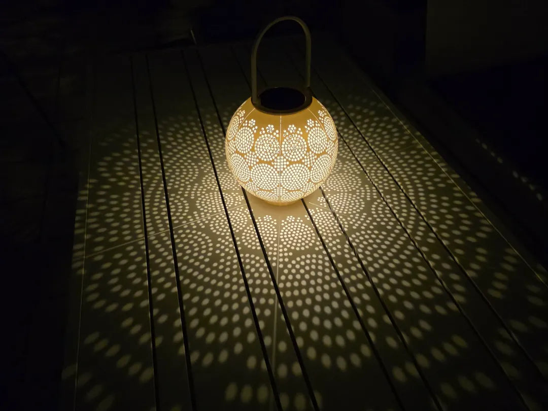 Lanterne solaire de jardin forme sphérique "Sphere Light" - Lumière Print