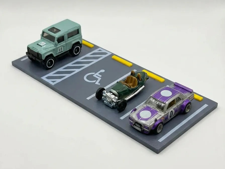 Diorama de Parking Générique 1/64 - Auto Print