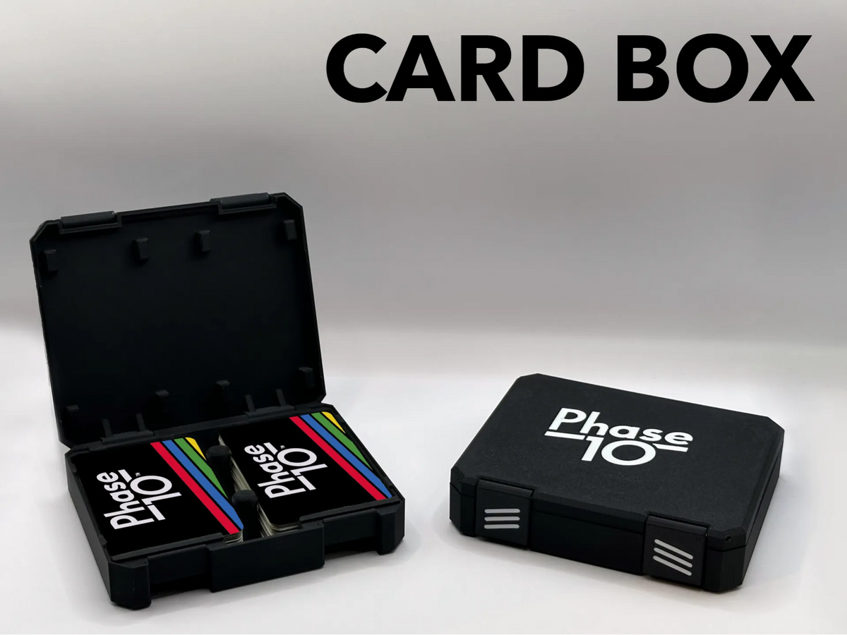 Boîte à cartes Phase 10 - Étui de rangement pour jeux de cartes - Jeux Print