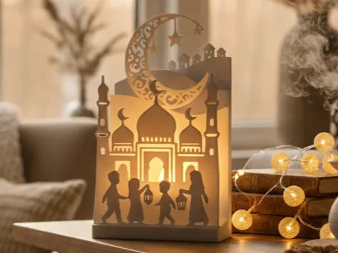 Kit de Lanterne de Ramadan Bricolage Décor Carré - Outdoor Print