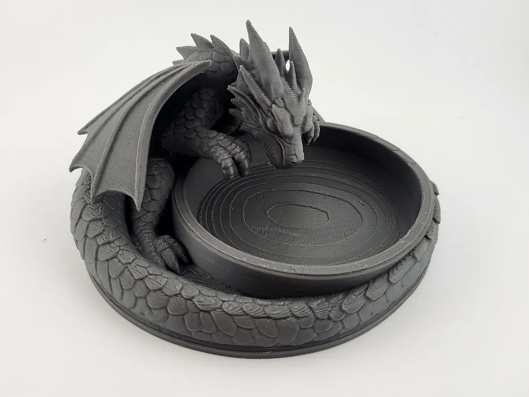 Plateau porte-bague dragon, porte-encens, vide-poche - Bijoux Print