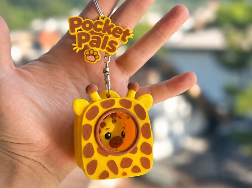 Pocket Pals - Breloque de sac Girafe - Bijoux Print