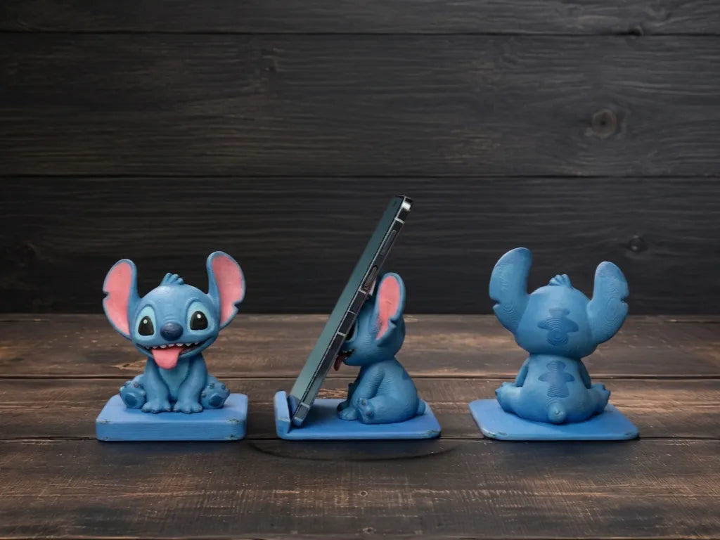 Support de téléphone Stitch – Support de bureau mignon pour votre téléphone - Bureau Print