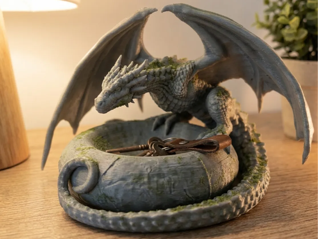 Bol à clés Repos du dragon ancien - Maquette Print