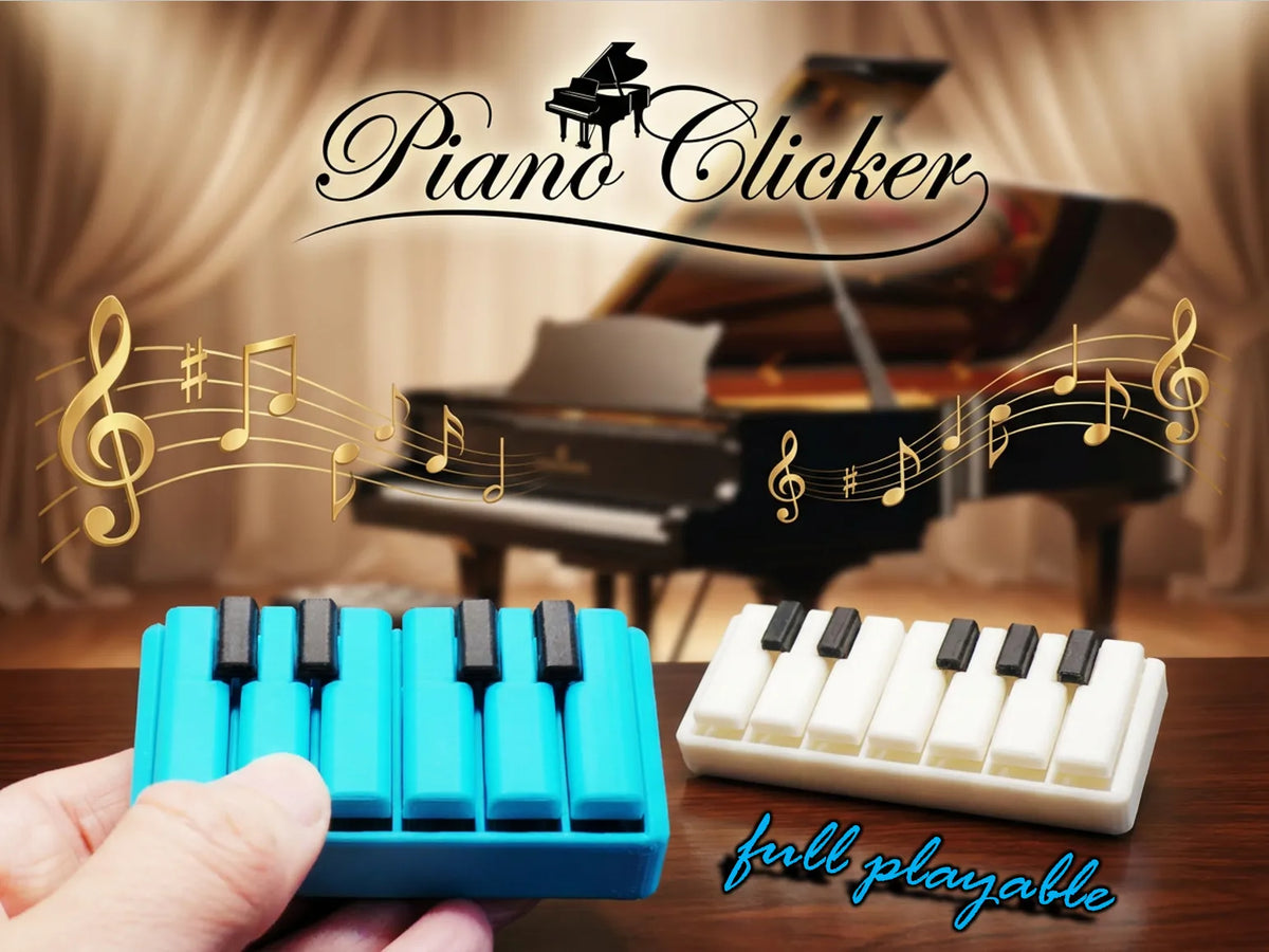 Piano Clicker - entièrement jouable - gamme de 7 notes - Music Print