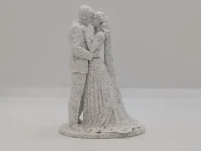 Sculpture Romantique de Couple de Mariés - Fêtes Print