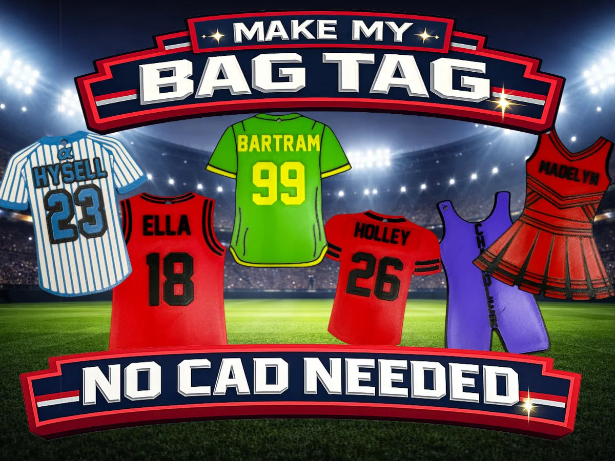 Make My Bag Tag - Personnalisateur d'étiquettes de sac de sport - Voyage Print