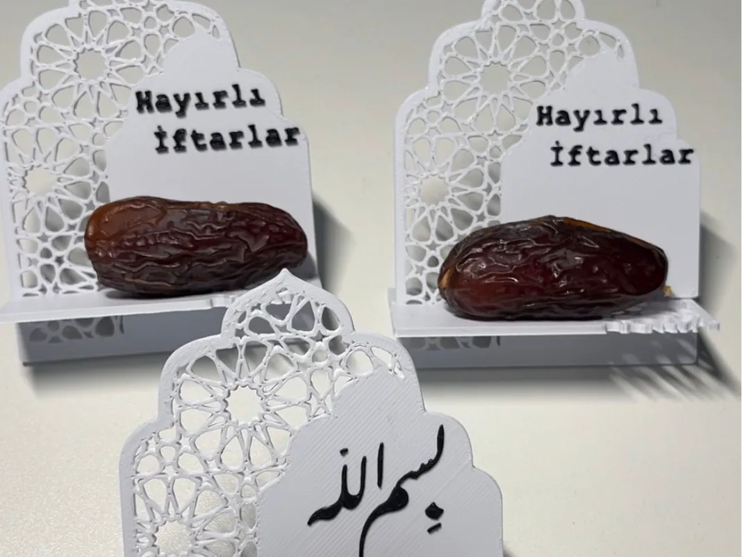Iftar Support à dattes Ramadan Décoration de table - Fêtes Print
