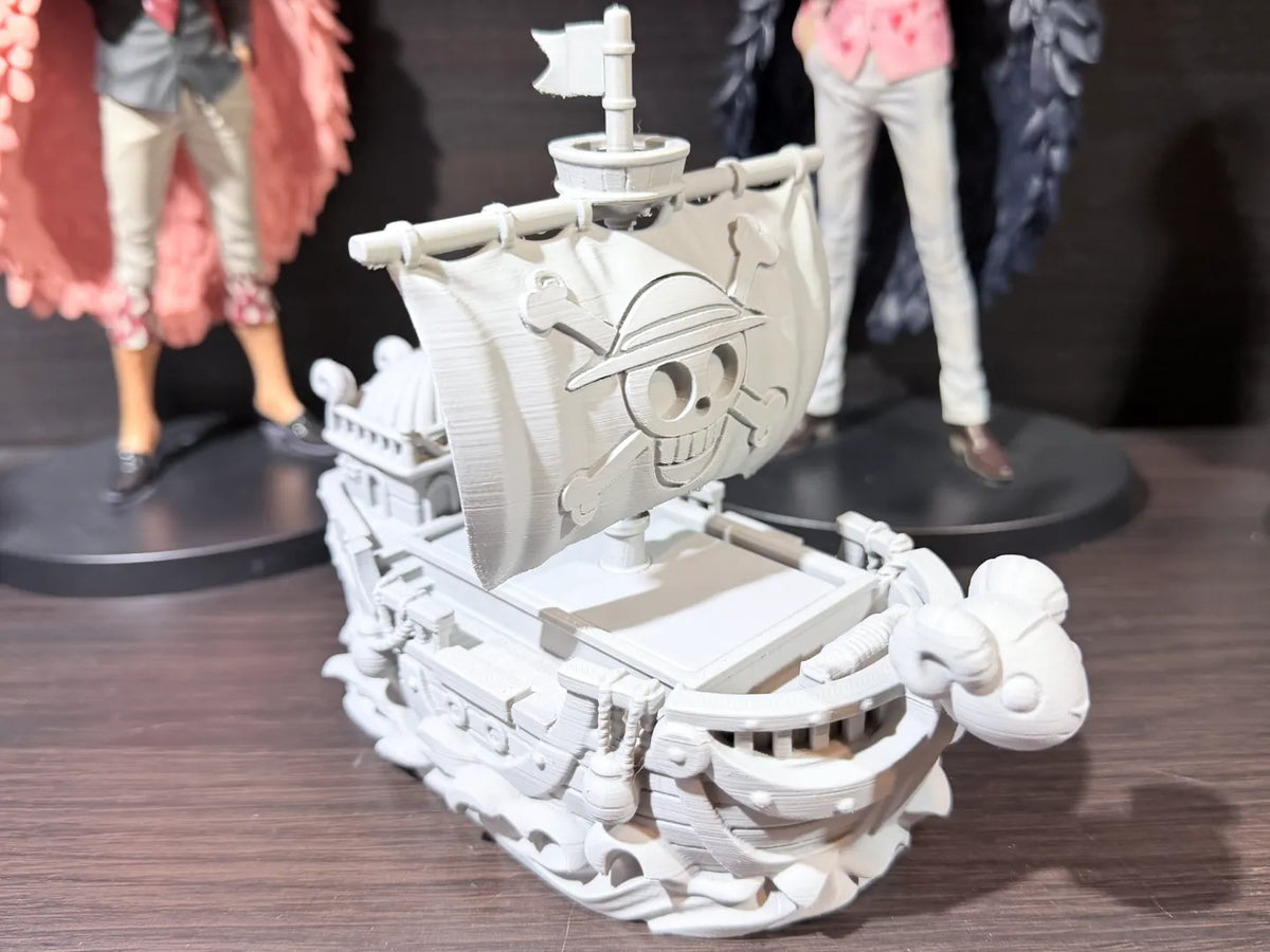 Navire Pirate Anime avec Trésor Caché - Maquette Print
