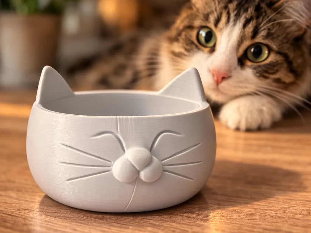 Bol pour Chat – Bol Décoratif Simple pour Animaux - Pet Print