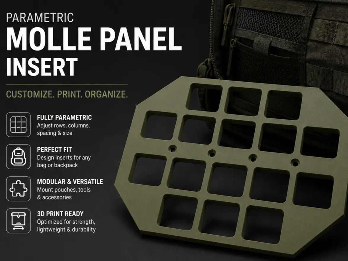 Insert de panneau Molle paramétrique - Outdoor Print