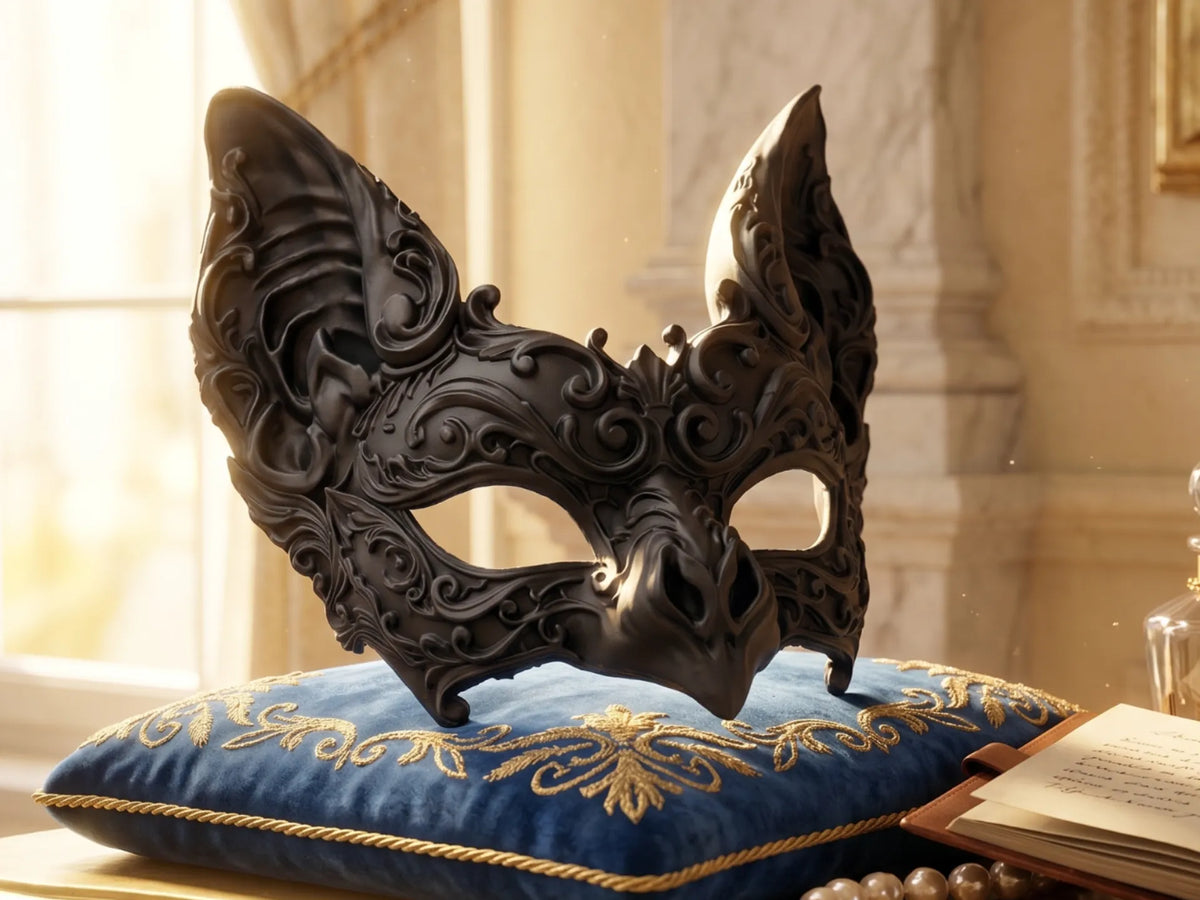 Masque de bal chauve-souris gothique baroque - Cosplay Print