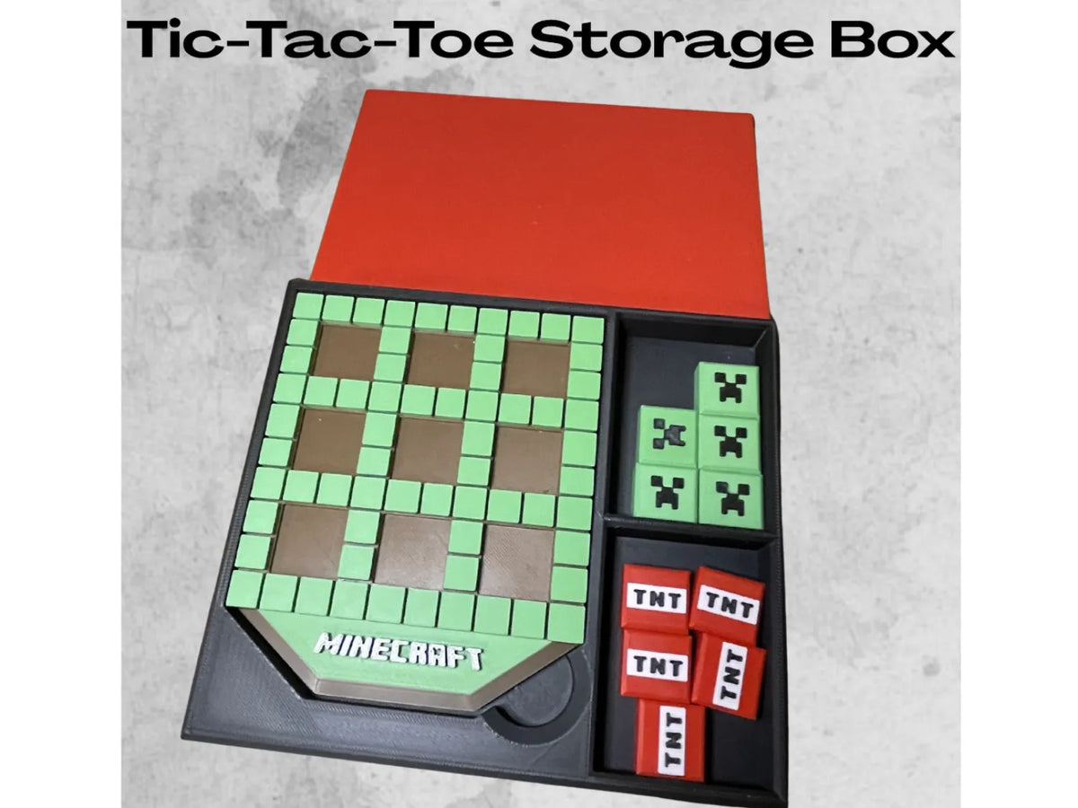 Boîte de rangement Tic-Tac-Toe (Ancien Modèle) - Jeux Print