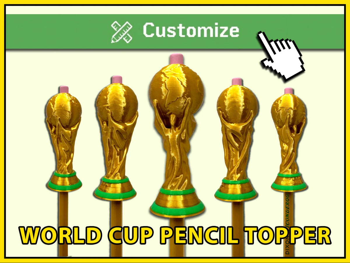 Topper de crayon Trophée de la Coupe du Monde de la FIFA - Bureau Print