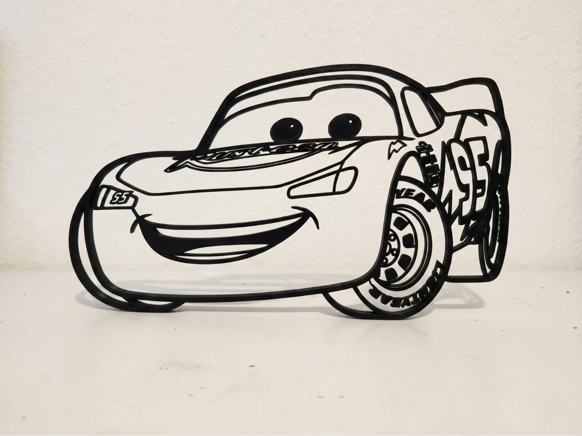 Décoration Murale Flash McQueen Voitures - Auto Print