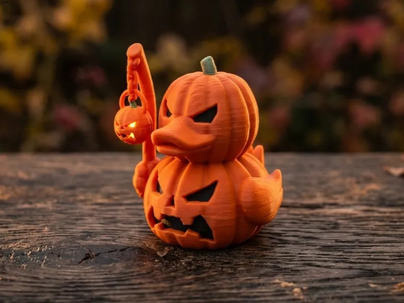 Halloween Jack-o'-lantern Canard, Jeep de croisière - Fêtes Print