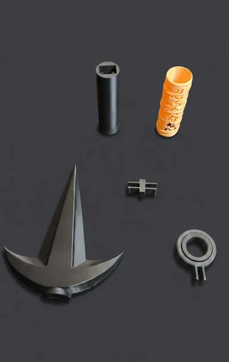 Kunai Hiraishin de Minato (avec anneau rotatif !) - Bijoux Print