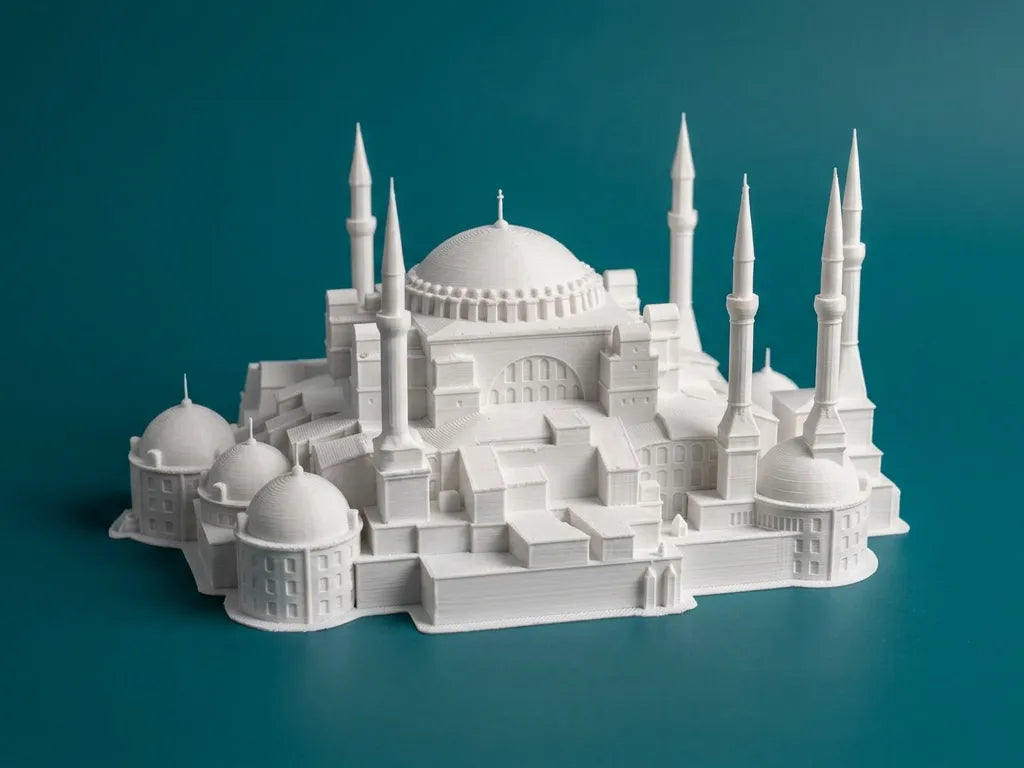 Modèle 3D de Sainte-Sophie – Repère d'Istanbul - Voyage Print