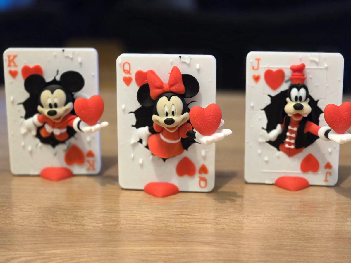 Carte Minnie Mouse Reine de Cœur pour la Saint-Valentin - Fêtes Print