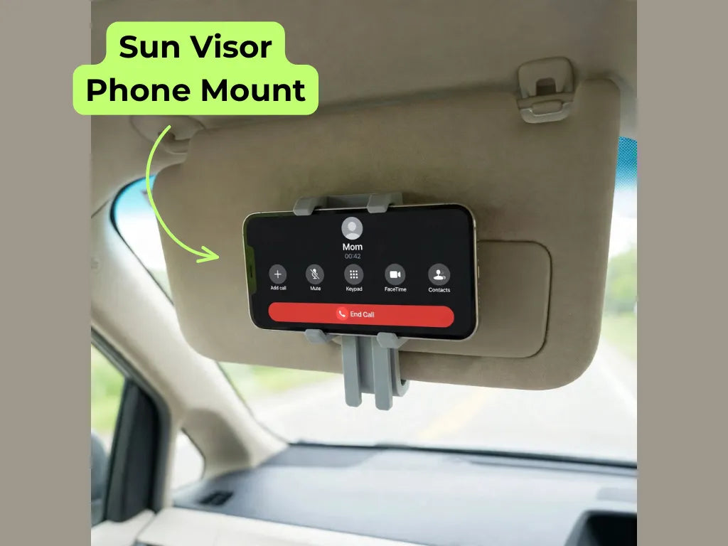 Support de téléphone pour pare-soleil de voiture - Auto Print