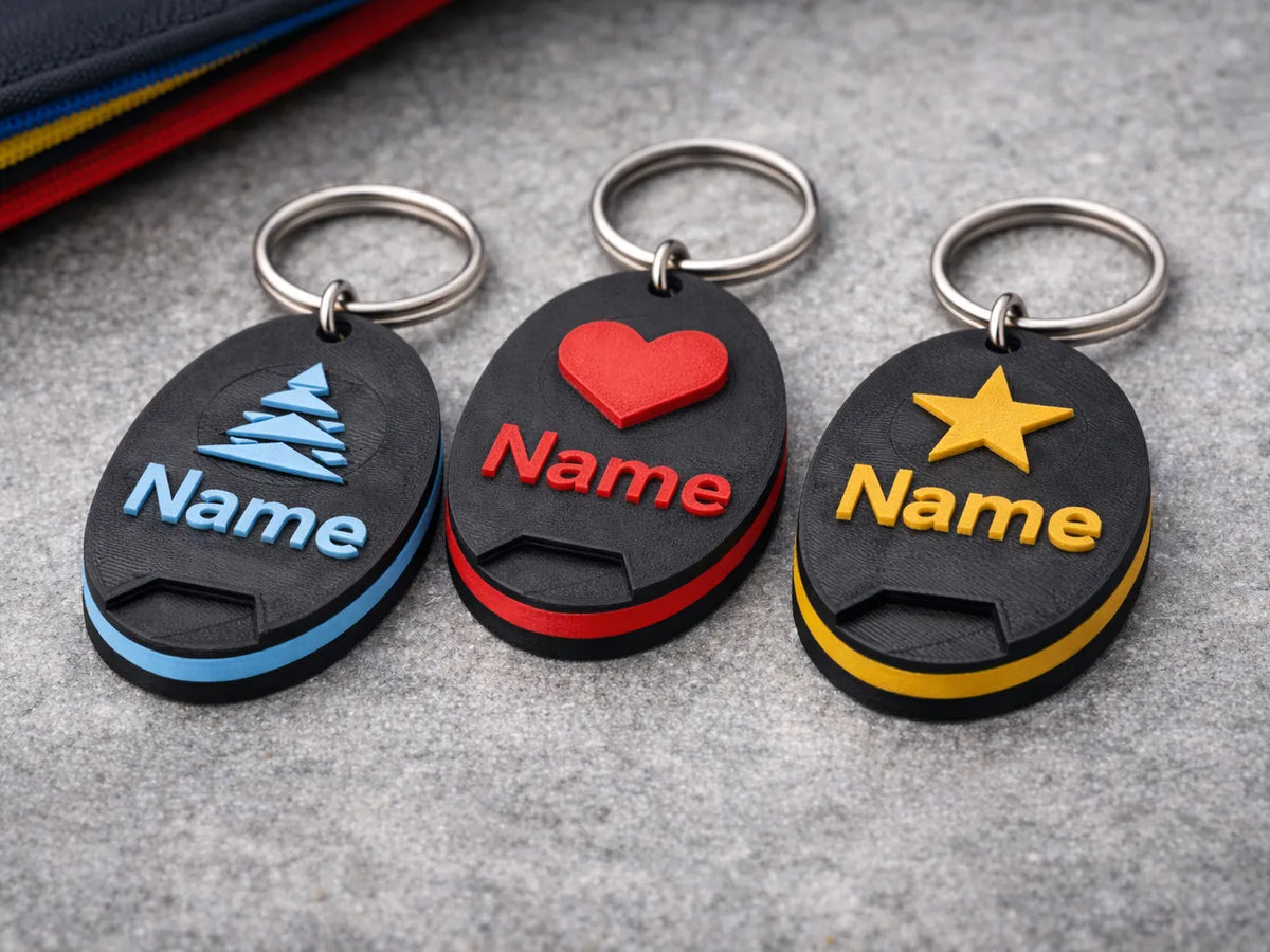 Porte-clés Personnalisables Géniaux - Cadeau Print