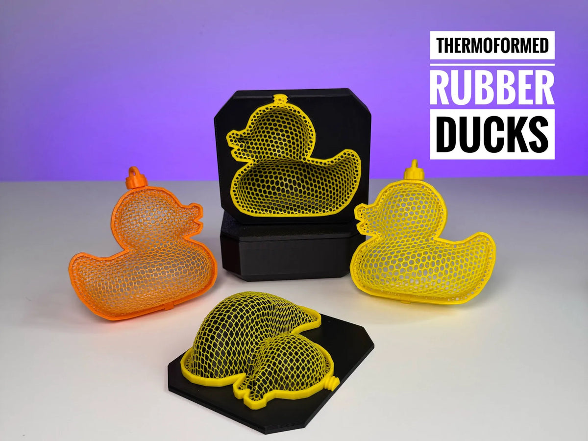 Canard en caoutchouc thermoformé - Bébé Print