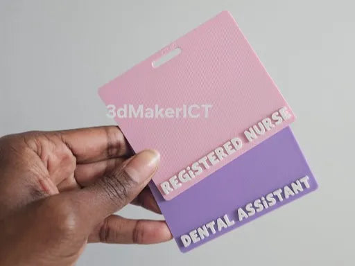 Porte-badge d'identité - 3dMakerICT - Geek Print