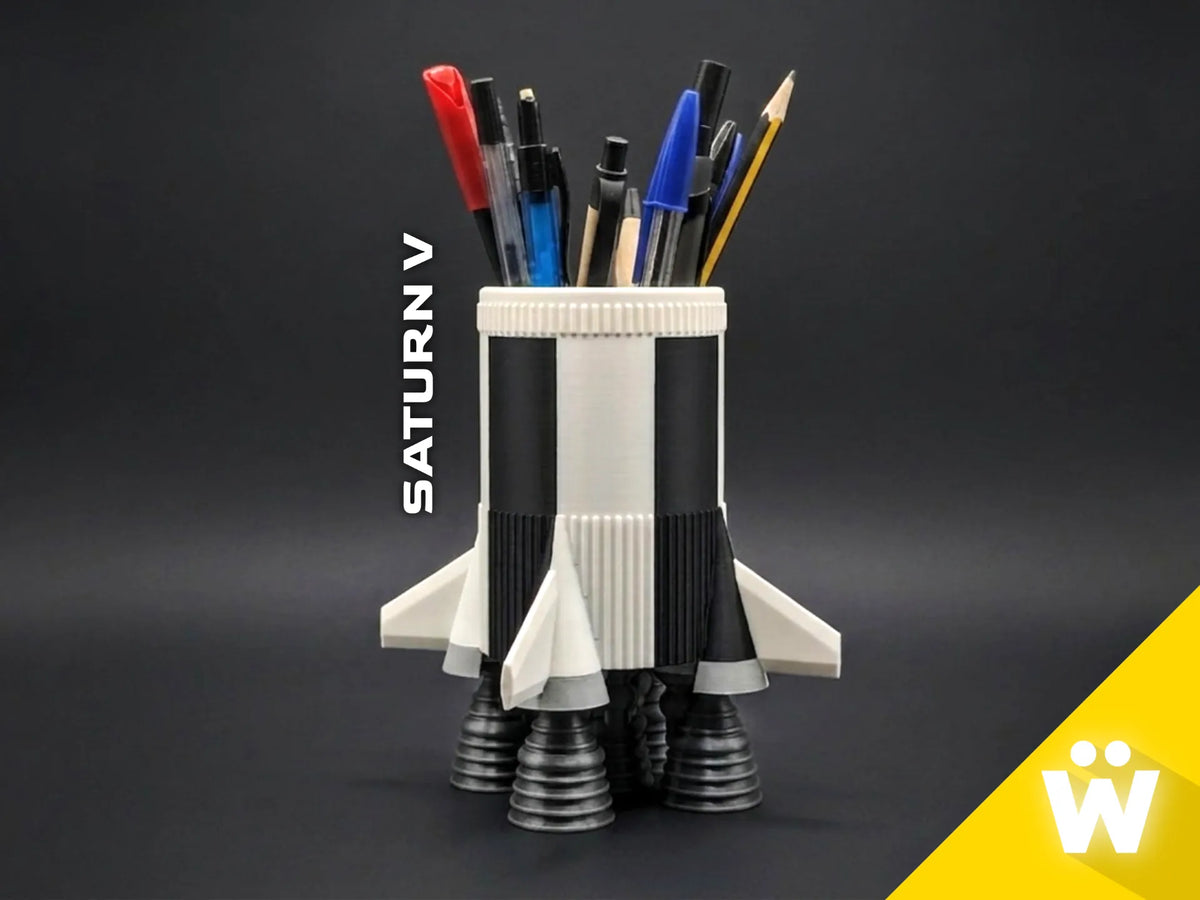 Porte-stylo Fusée Saturn V - Maquette Print
