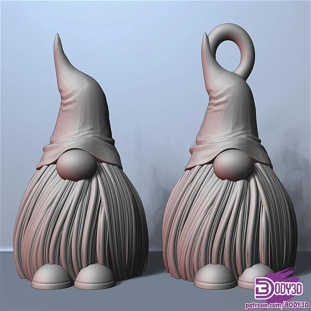 Gnome (Sapin de Noël) - Figurine Print