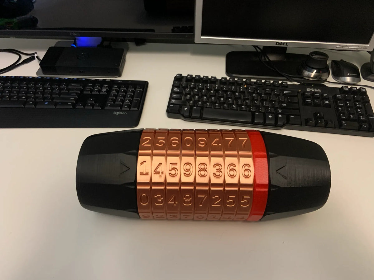 Cryptex de bouteille de vin - Cadeau Print