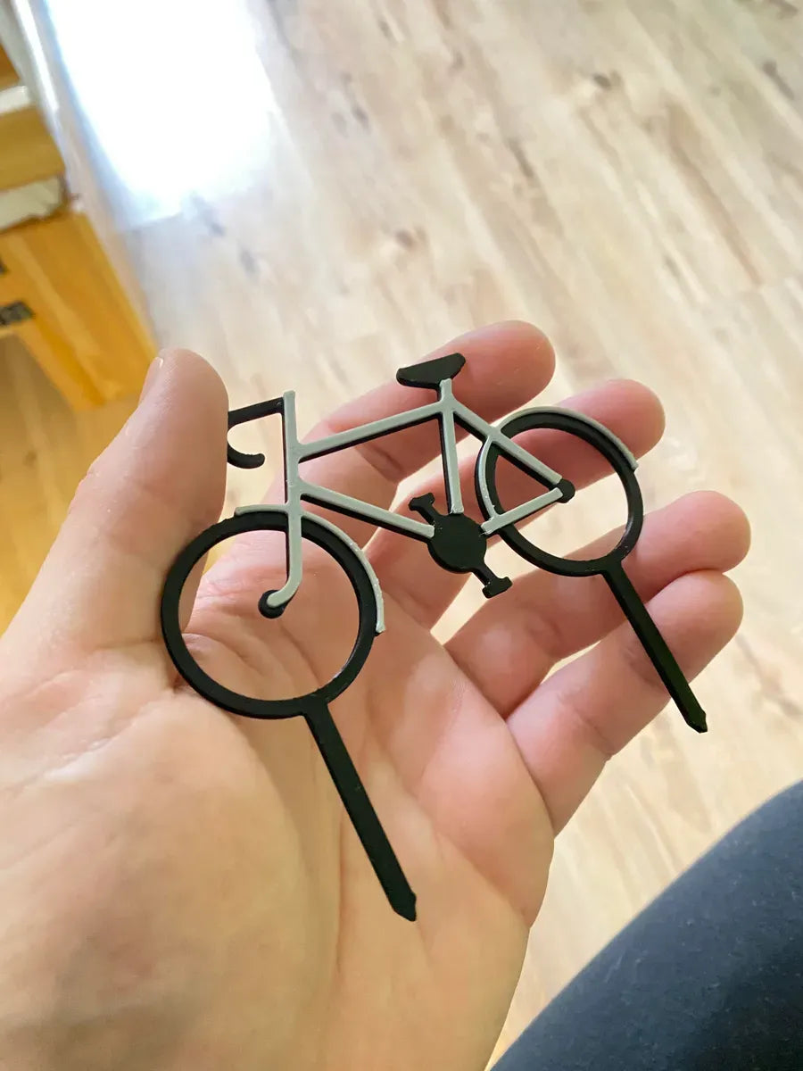 Décoration de gâteau de vélo - Cuisine Print