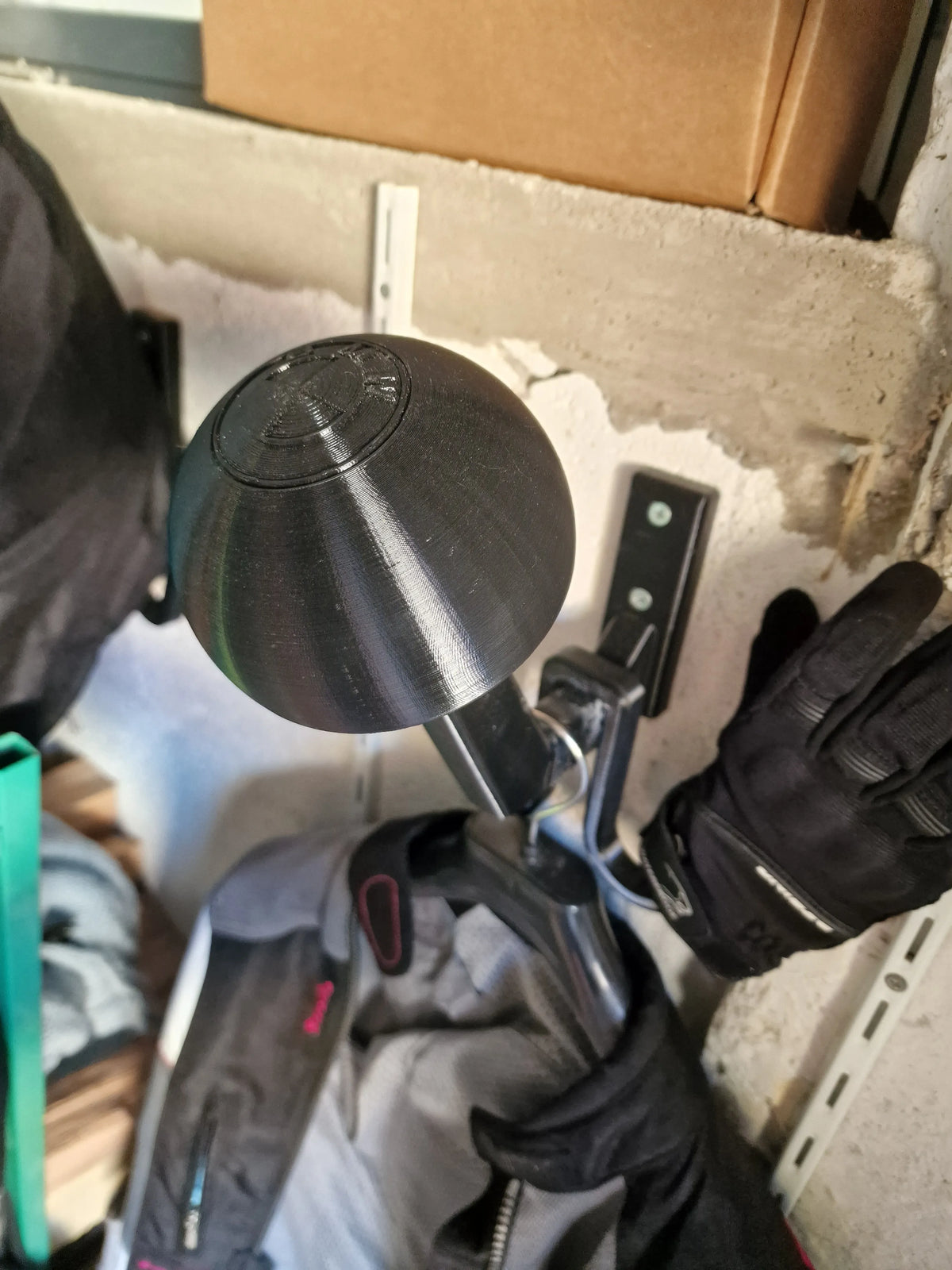 Support pour casque de moto & gants - Vélo Print