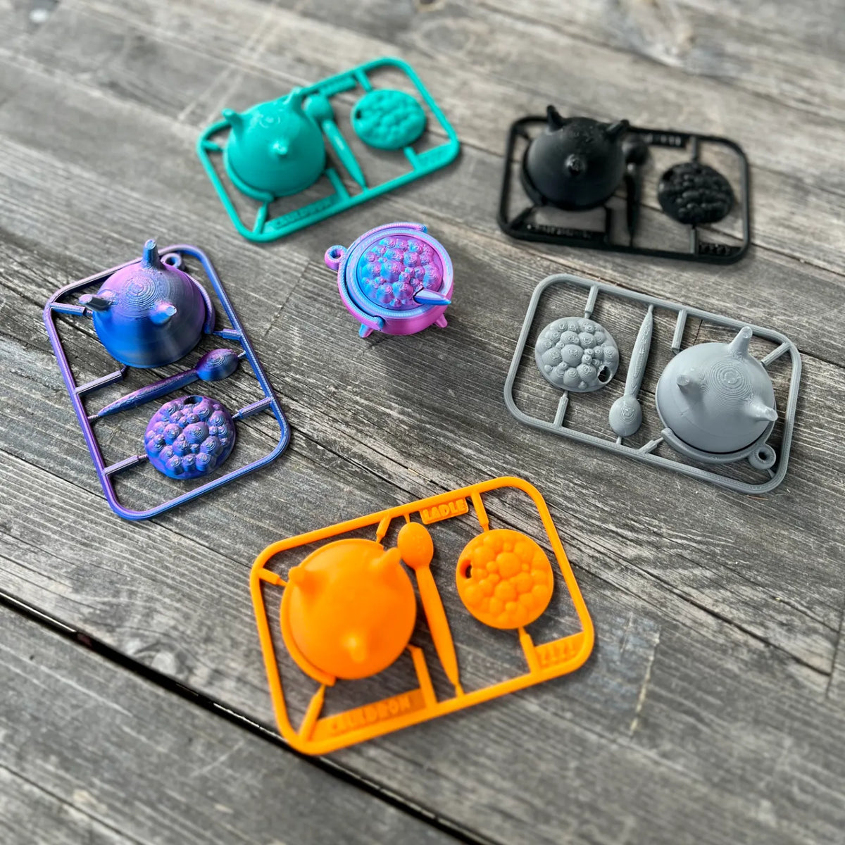 Mini Chaudron d'Ornement DIY avec Compartiment Caché - Cadeau Print