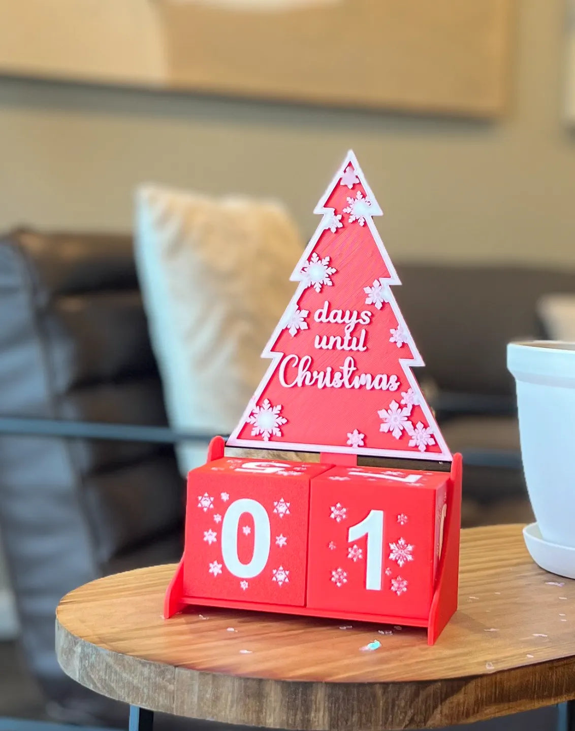 Compte à rebours jusqu'à Noël Décoration - Fêtes Print