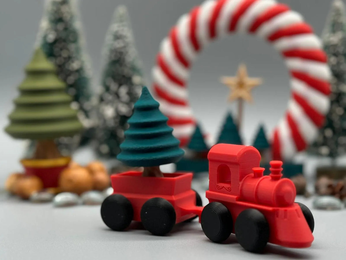 Train de Jouet de Noël - Maquette Print