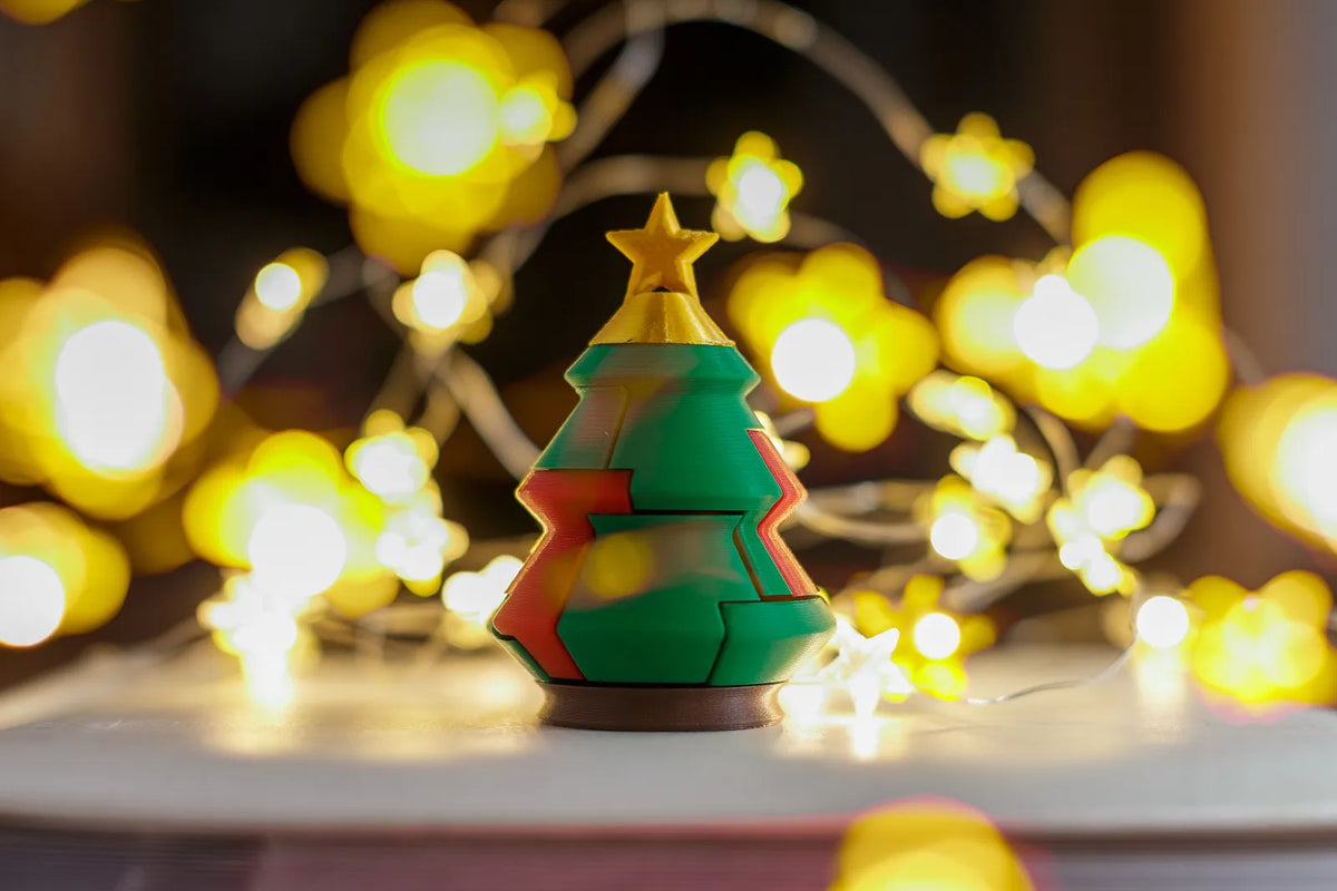 Puzzle d'arbre de Noël - Maquette Print