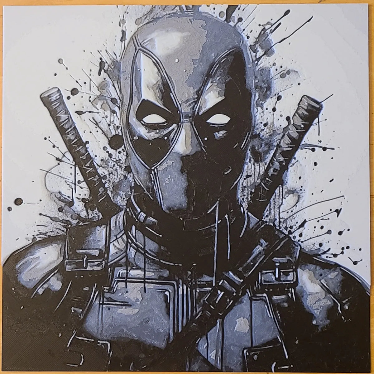 Deadpool - Peinture au Filament - Art Print