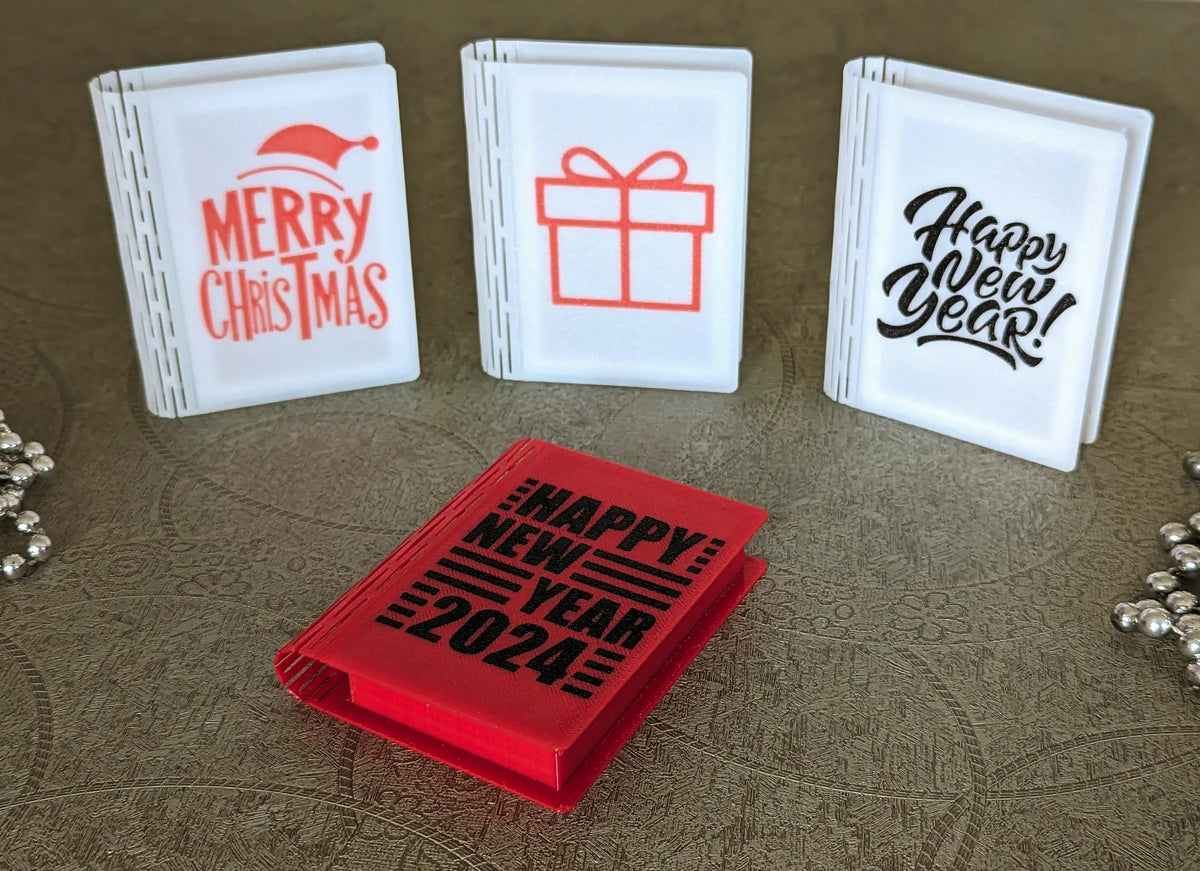 Boîte Cadeau - Noël Nouvel An Boîte Cadeau - Fêtes Print
