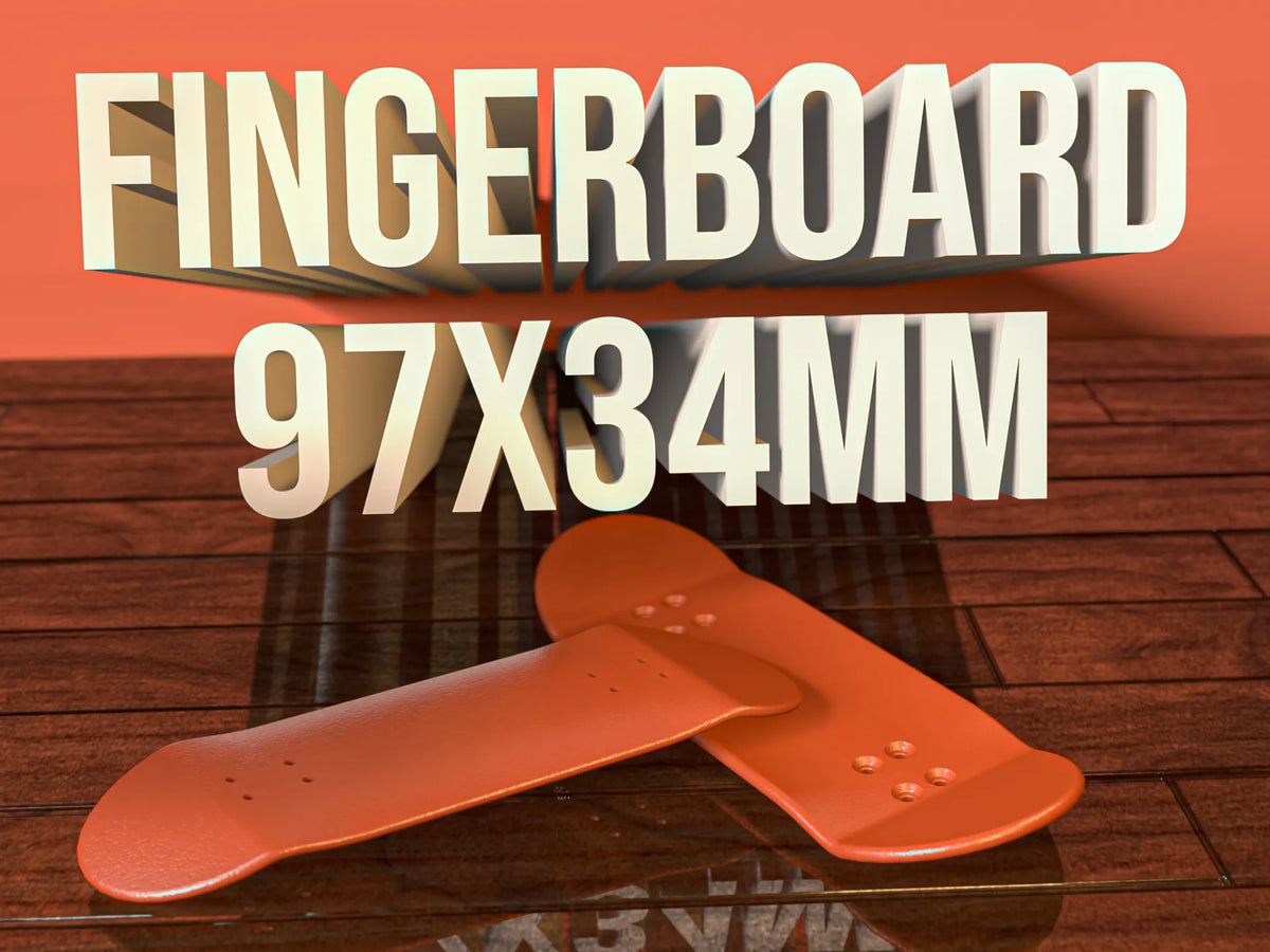 Planche à doigts 97x34mm fingerskateboard - Vélo Print